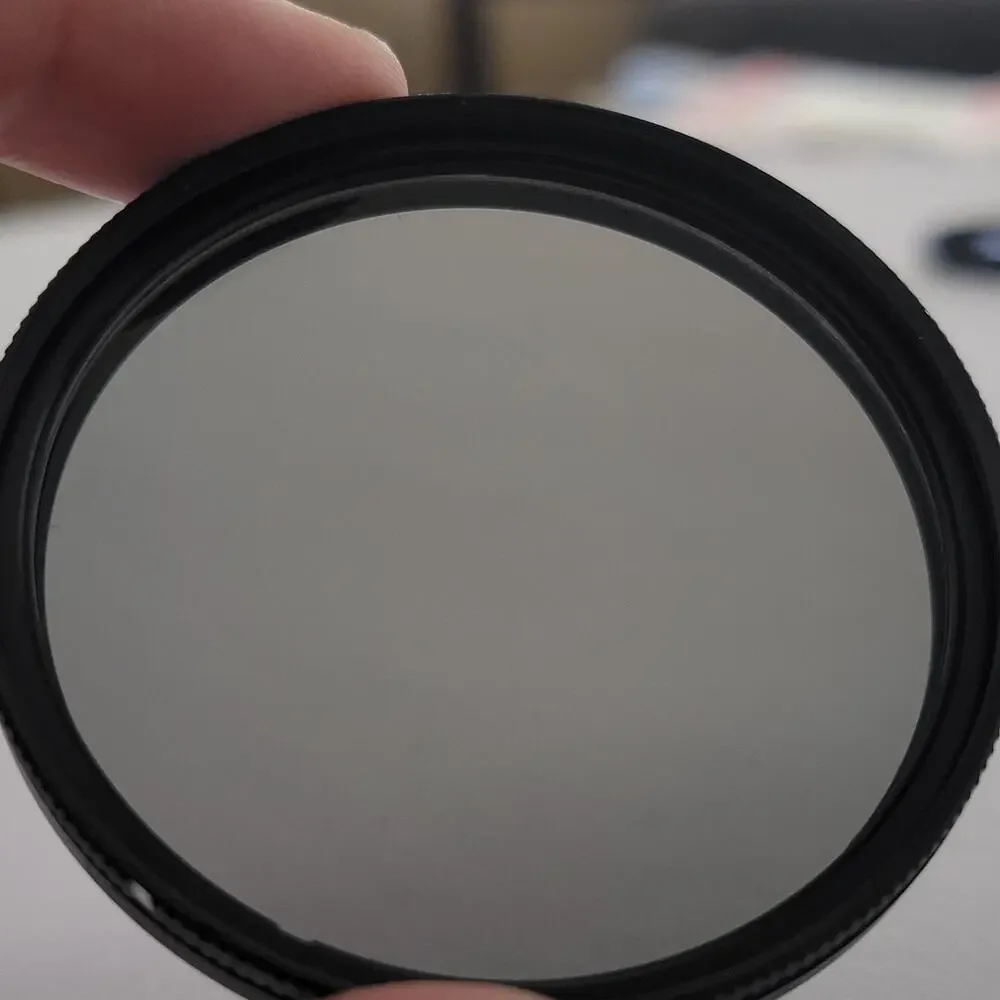 Hoya PL 55mm Polarizing Camera Lens Filter Black Japan 55 Mm Thread Round
